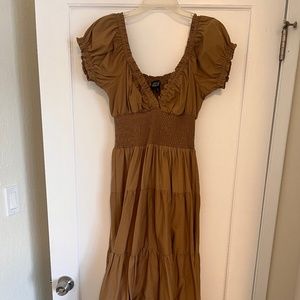 Puff sleeve cottagecore dress